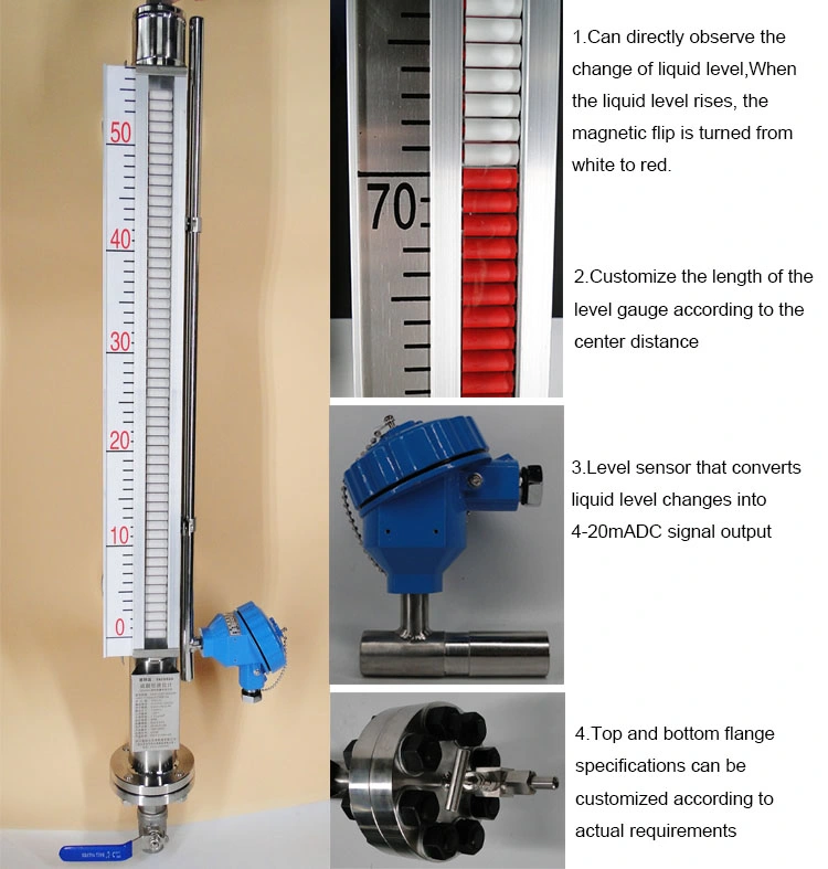 Low Cost and High Stability Magnetic Liquid Level Gauge for Oil and Water