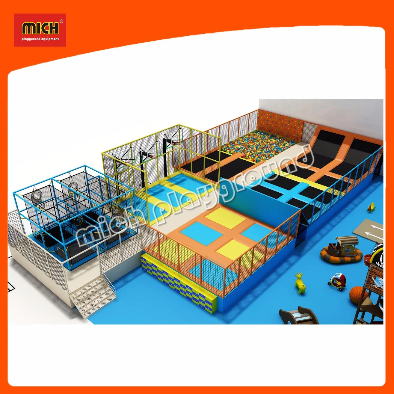 Children Indoor Kids Play System Structure for Games