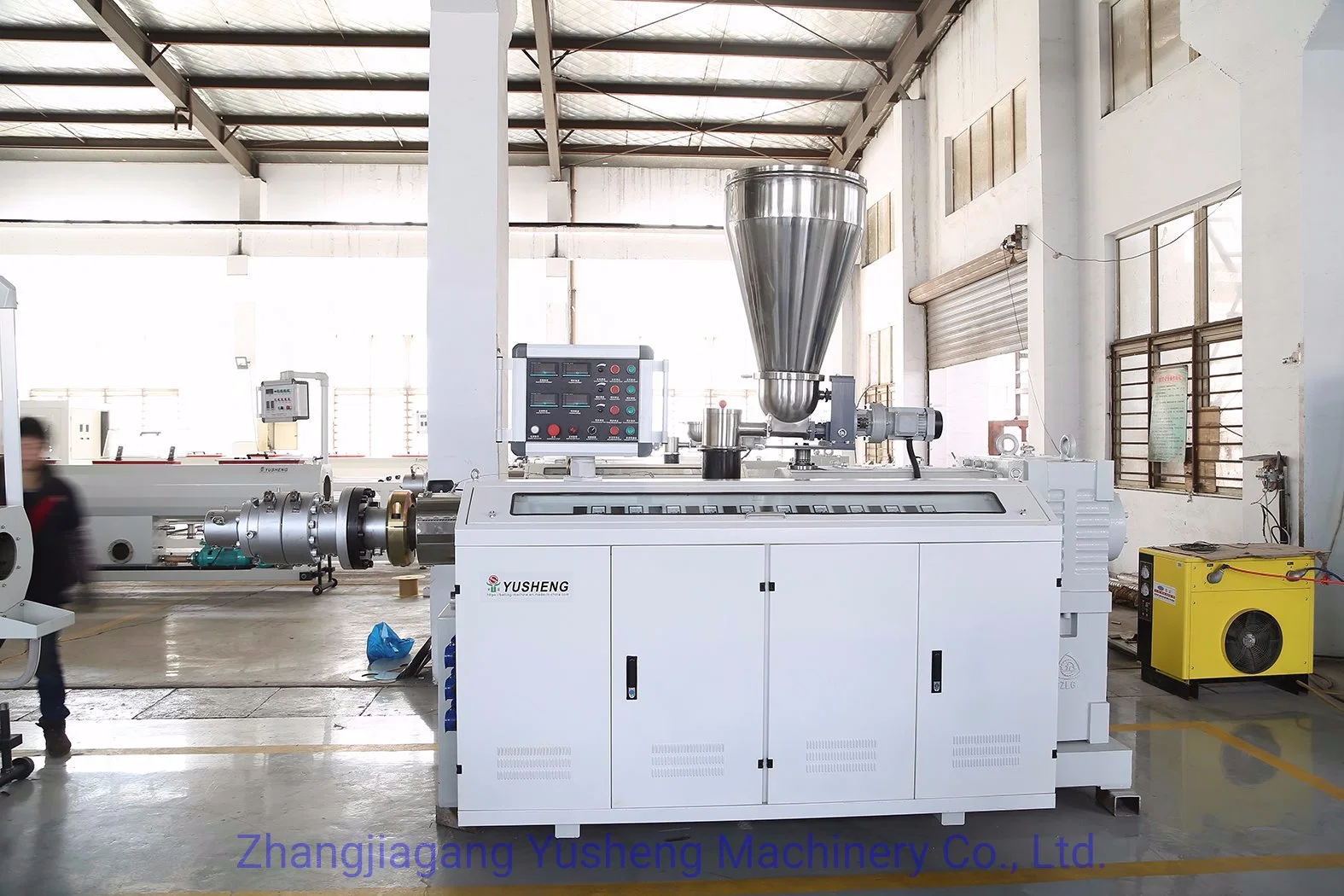 Factory Price PVC Single Wall Electric Cable Protection Pipe Production Line