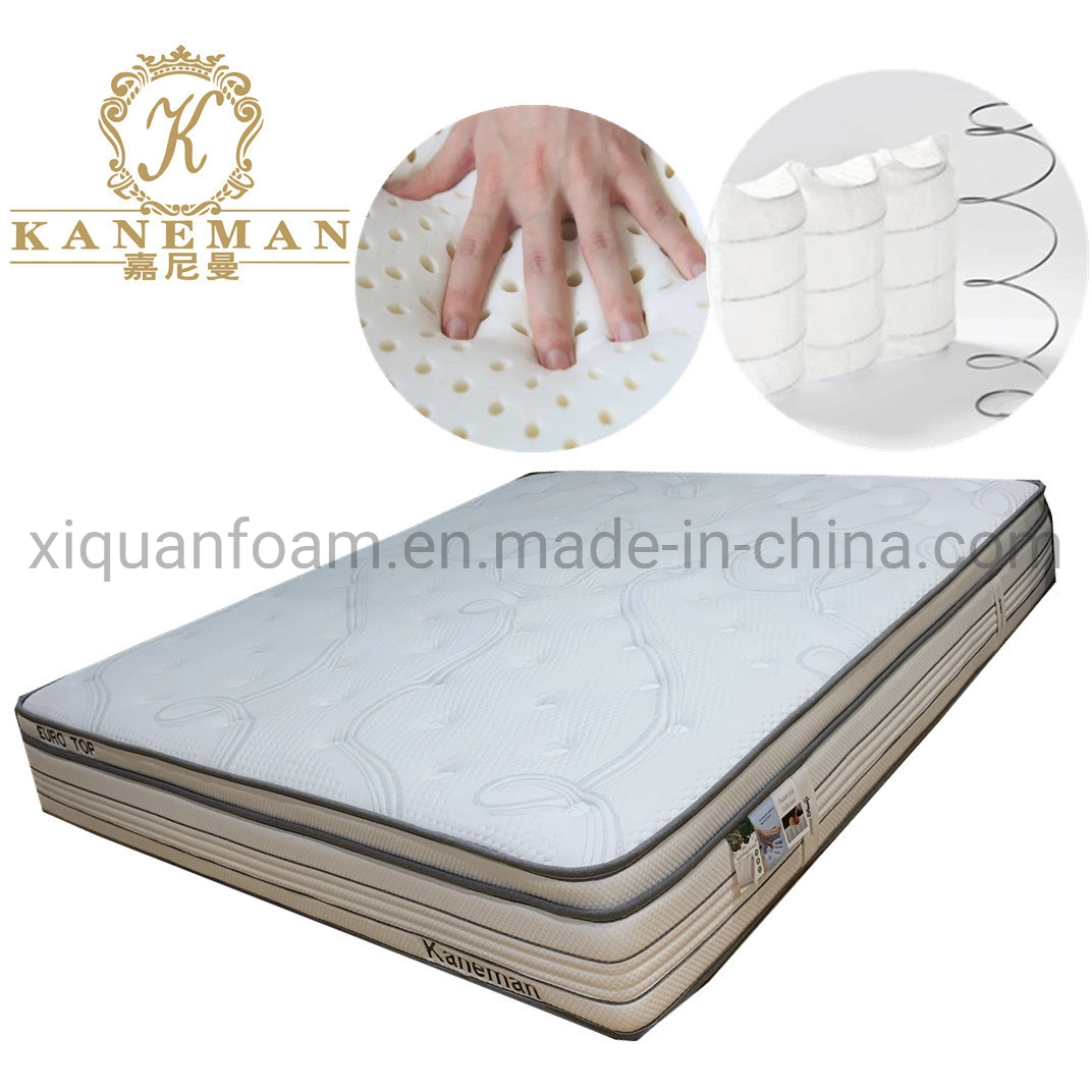 Bed Mattress Pocket Spring Custom Sizes Latex Mattress Vacuum Pack Mattress