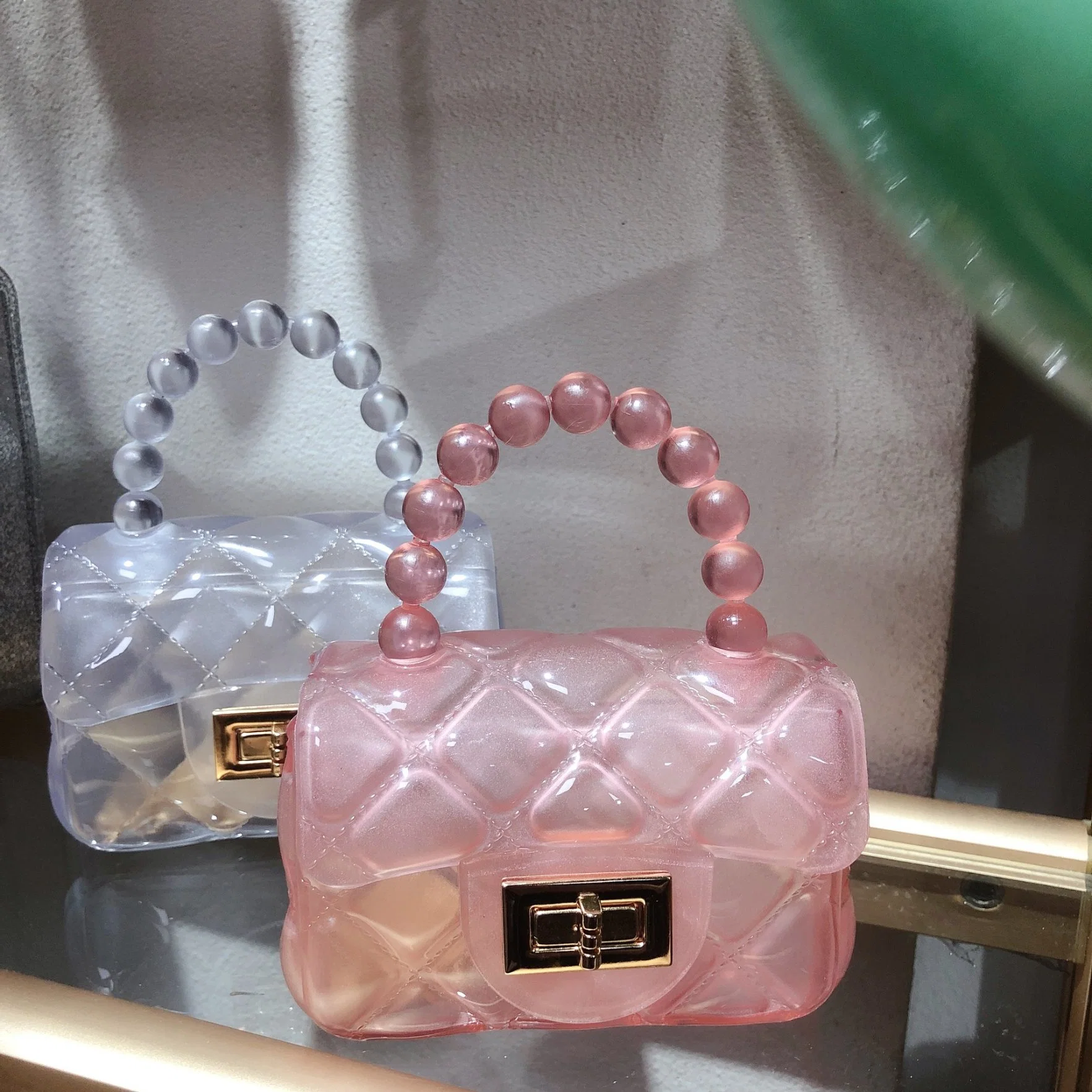 Transparent Jelly Bag Women's Bag Wholesale/Supplier PVC New Jelly Bag Woman