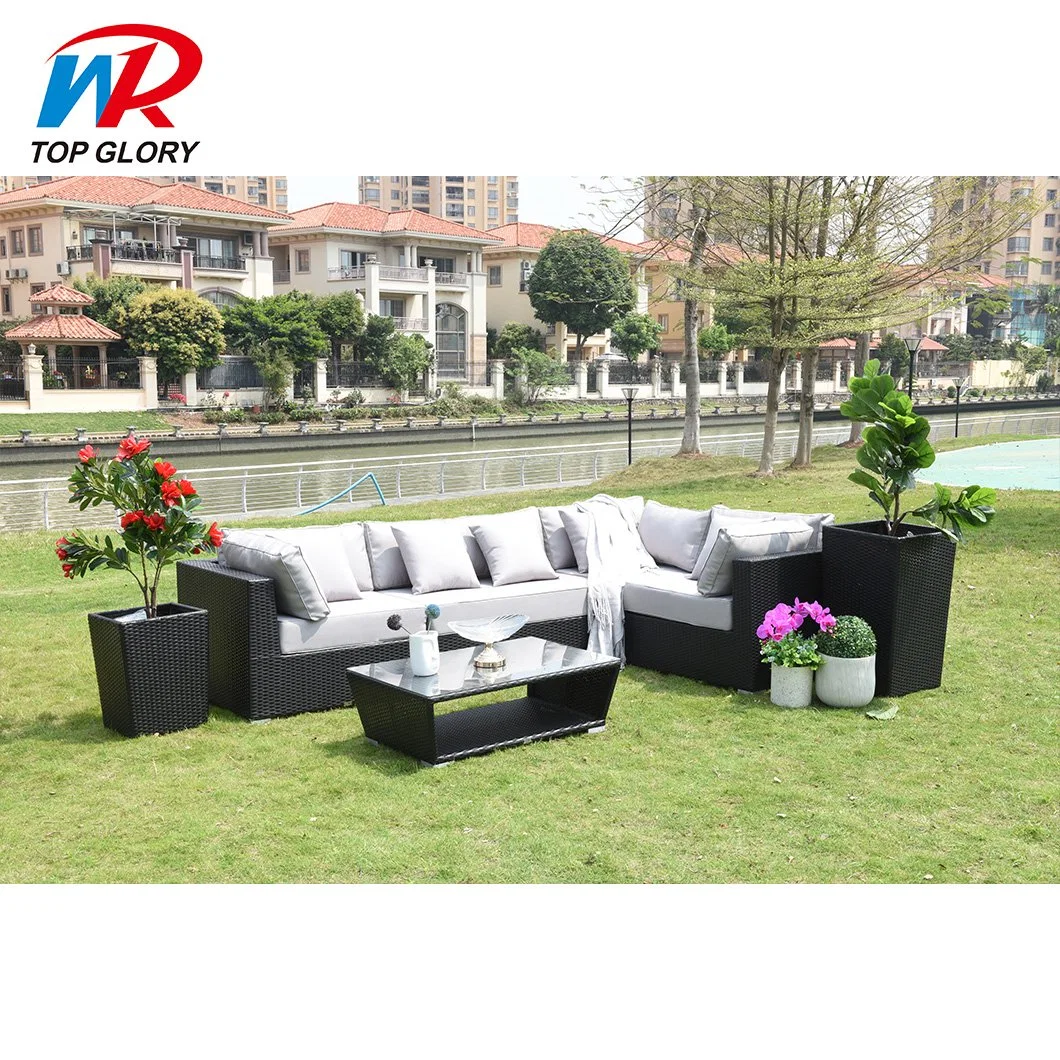 Wholesale Modern Customized Hotel Patio Leisure Garden Sets Outdoor Rattan Sofa Furniture