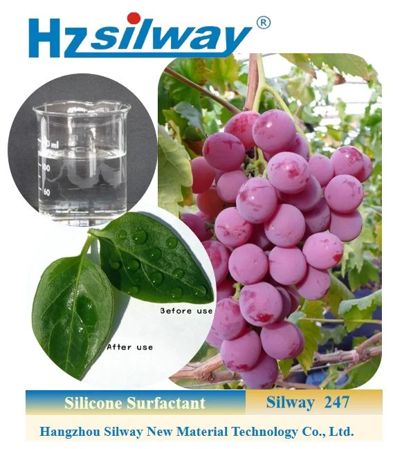 Factory Supply Directly Polyether Trisiloxane Silway 247 for Pesticides