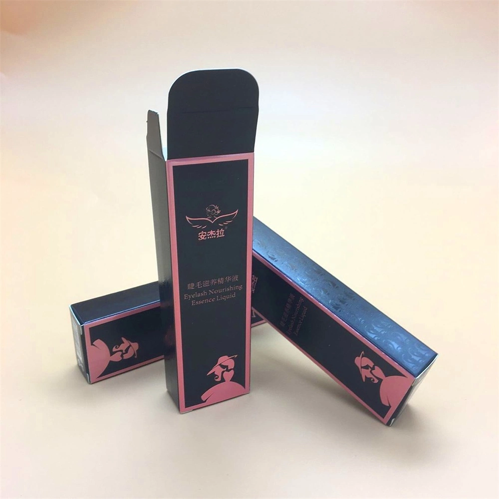 Papel de impresión UV personalizado plegado plano Caja de regalo para los productos de cosmética cosmética