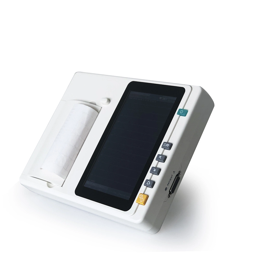 CE&ISO13485 Approved Excellent Quality 3 Channel Digital Mobile Medical ECG Machine with Touch Screen