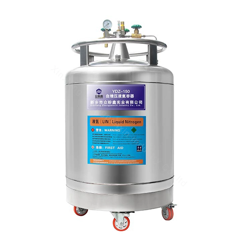 Ydz Customized Horizontal Liquid Nitrogen Container Pressurized Liquid Nitrogen Gas Cylinder