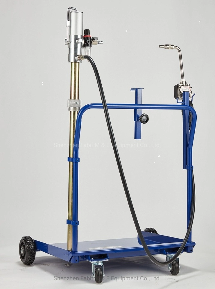 Air-Operated Mobile Oil Pump with Trolley and Metering Nozzle