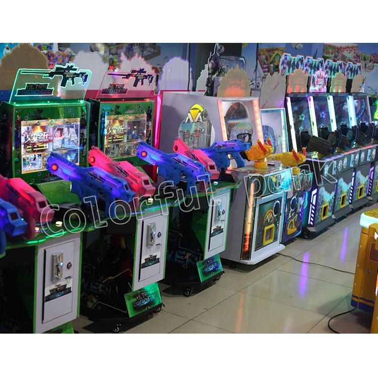 Colorful Park Indoor Playground Amusement Video Shooting Simulator Arcade Game for 2 Players