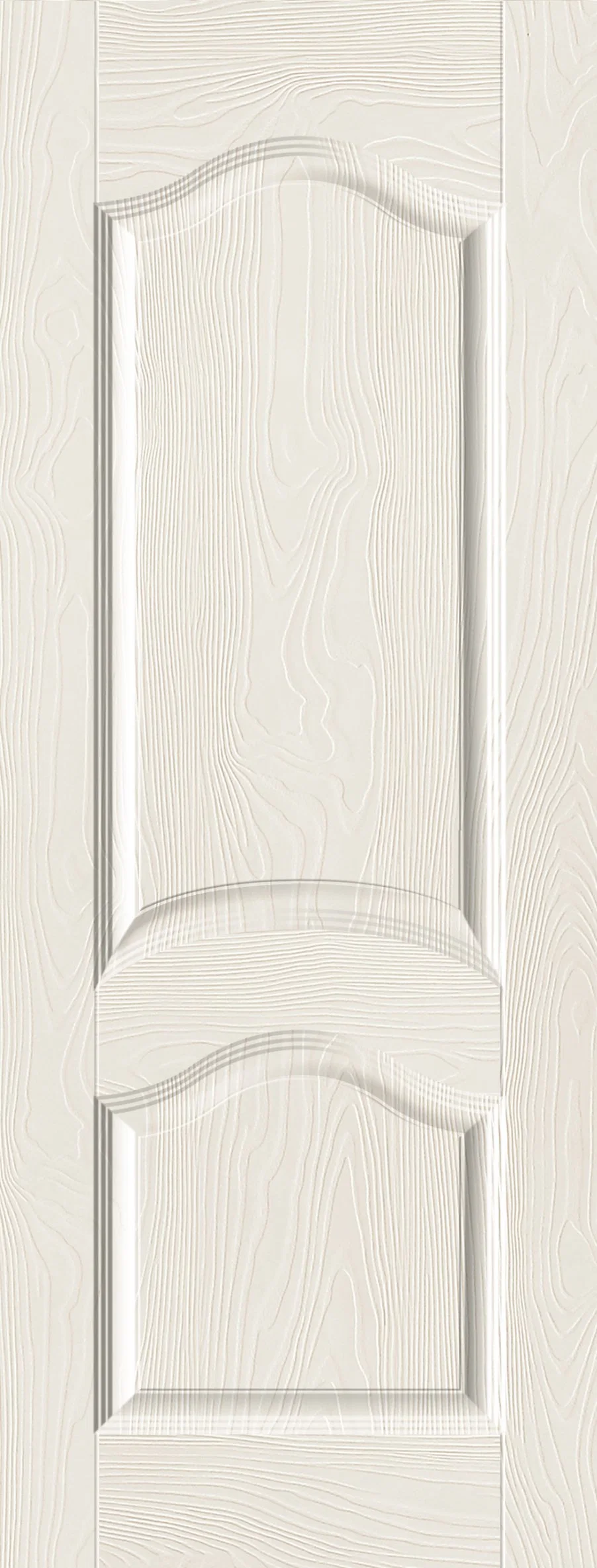 Wooden Texture Melamine Surface White Door Skin