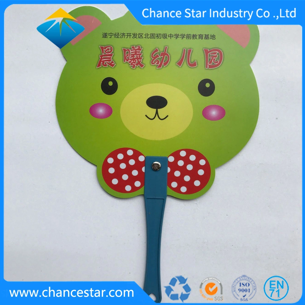 Cheap Giveaway PP Plastic Hand Fan as Advertisement Promotional Gift