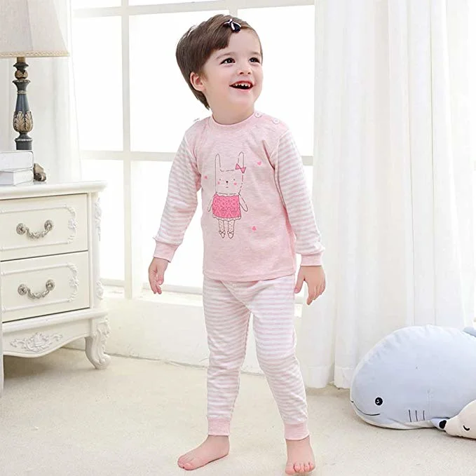 Toddler Apparel Wear Baby's Clothing Pajamas Set Long Sleeve Sleepwear