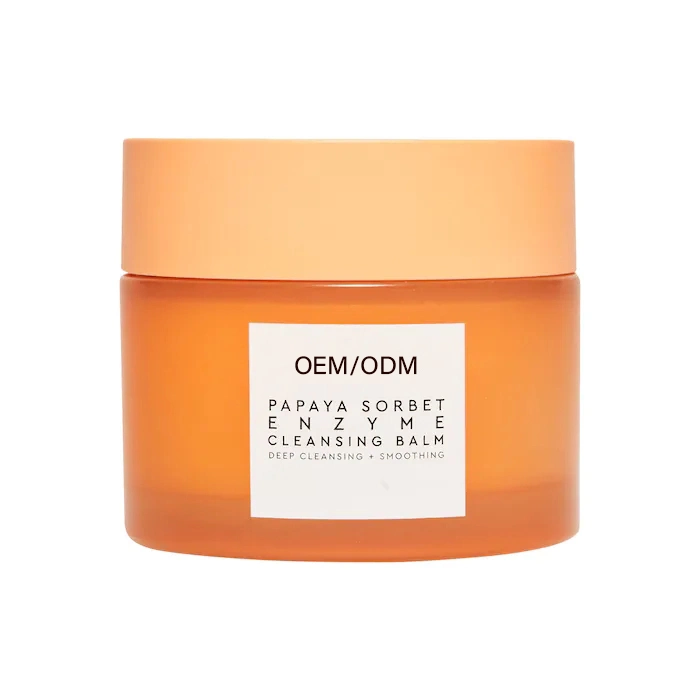OEM Deep Cleansing Makeup Remover Balm and Cream Skin Care Organic Papaya Smoothing Make up Remover Cleansing Balm