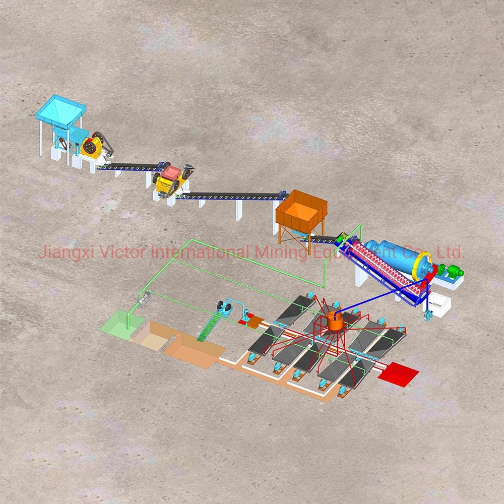 5tph Small Scale Rock Gold Mine Gravity Processing Machine