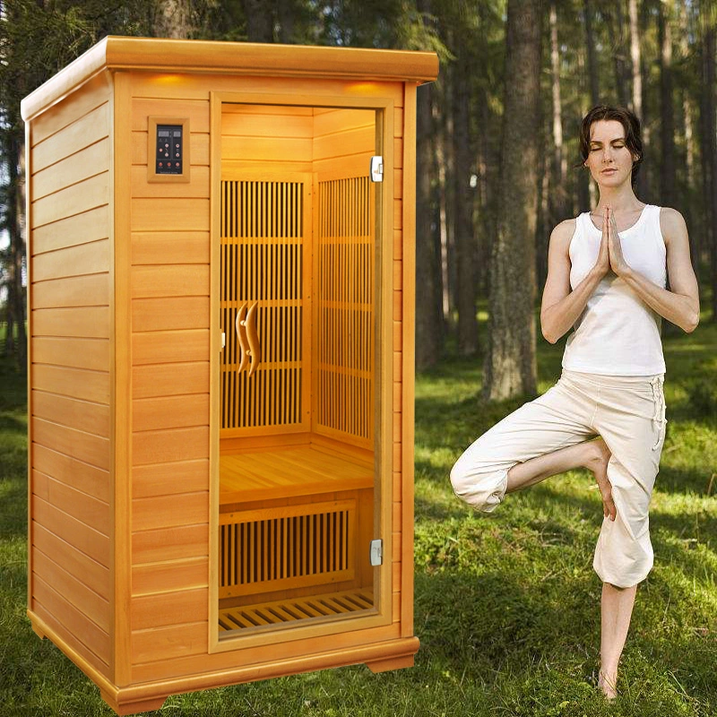 Factory Directly Wholesale/Supplier Solid Wood Infrared 1-6person Size Sauna Room with Complete Accessories