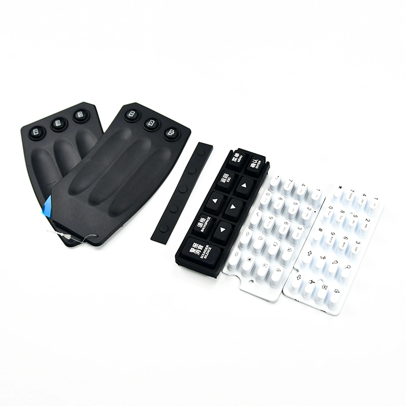 OEM High quality/High cost performance Conductive Electronic Silicone Rubber Numeric Black Keypad