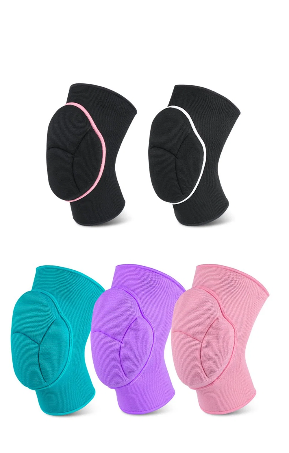 Pink Best Soft Knee Pads for Dancers Yoga