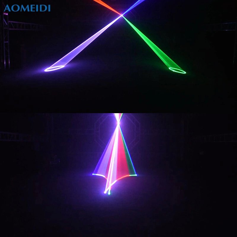 Party Event 2W 3W 4W 5W RGB Indoor Animation DJ Laser Beam Stage Lighting