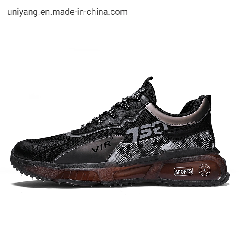 Custom Logo Trainers Color Matching Anti-Slip Breathable Sneakers Fitness Men Casual Running Shoes