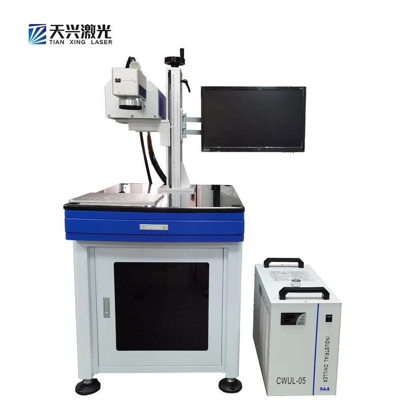 3D Galvanometer Dynamic Focus UV Marking Machine Height and Height Automatic Focus Marking 5W UV Marking Machine