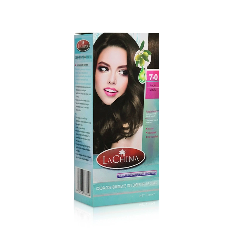 Professional Hair Dye Color Cream with Hair Care for Hair Beauty
