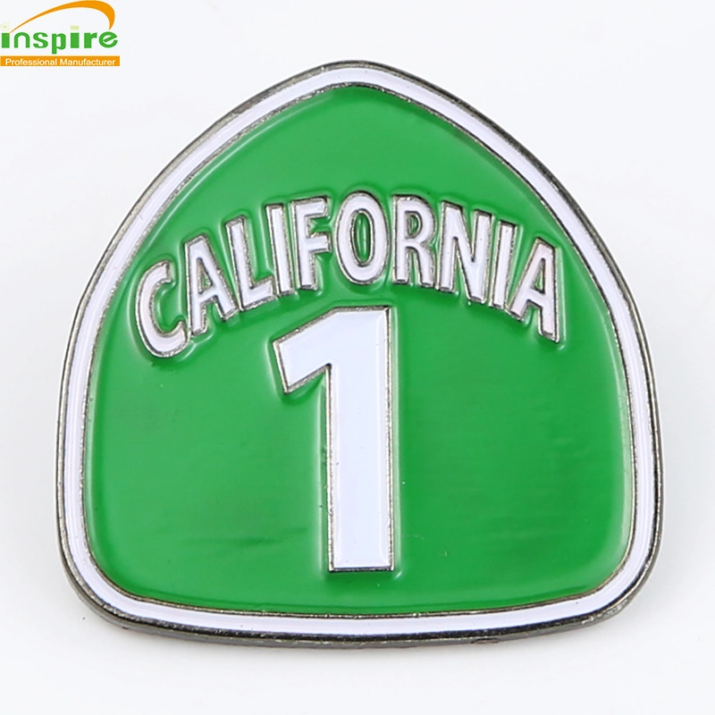 Promotional Attractive Shield Shape Lapel Customized Badge Souvenir Brooch Pin