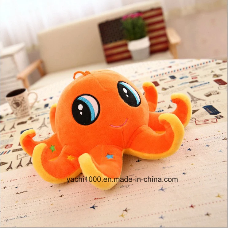 Peluche personalizado de juguete de peluche adorable pulpo animales marinos