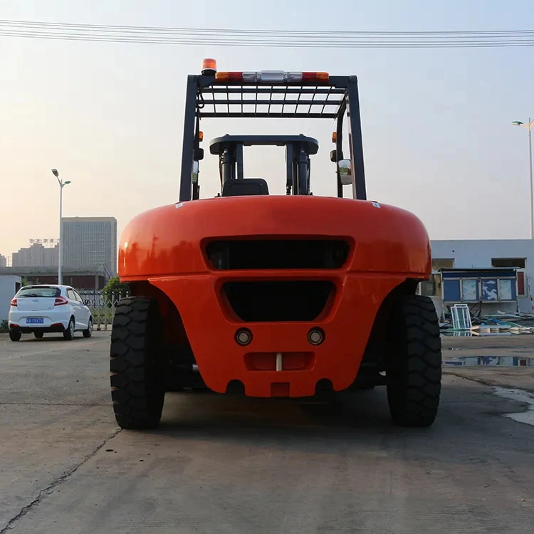 China Heli 6 Ton Cpcd60 Diesel Forklift con aire acondicionado Cabina y horquilla giratoria