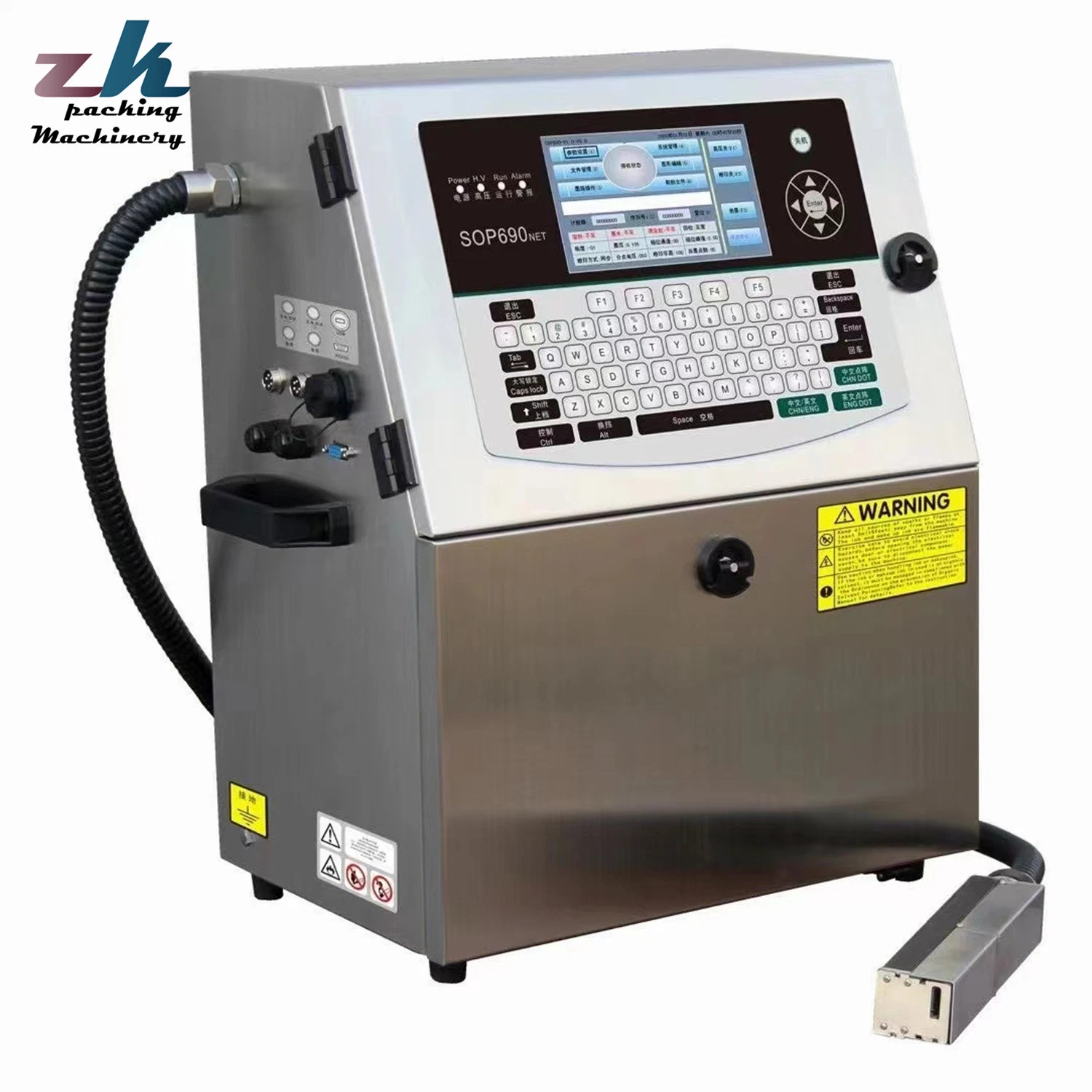 Cij Industrial Inkjet Printing Machine on Plastic Bag Inkjet Printers/Batch Code Printer Date Code Printing