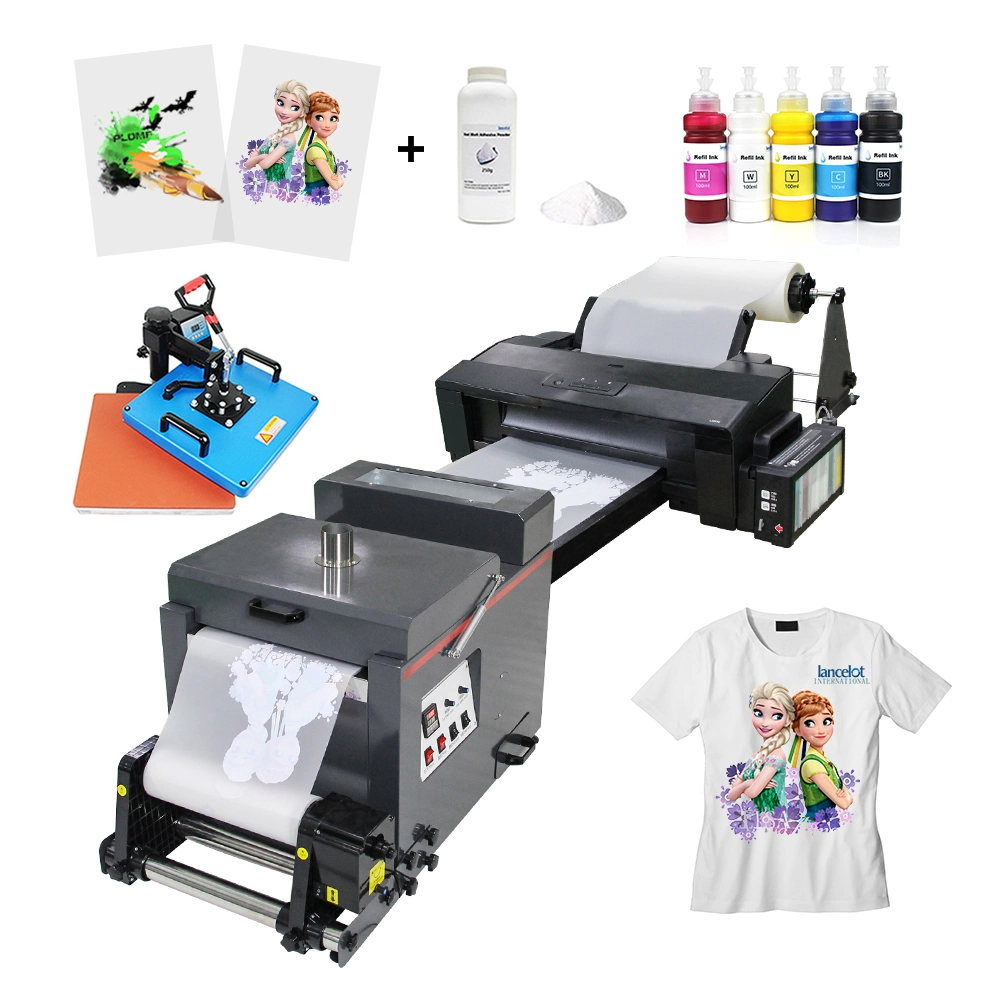 Modificado L1800 Impressora 1 Livro 4 cores de tinta3 películas PET Impressora T-shirt máquinas de impressão offset Dtf impressoras de tinta