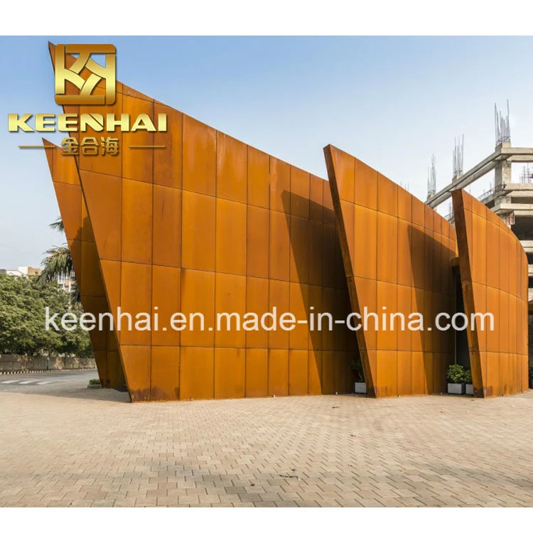 Corten Steel Plate Wall Art Decorative Cladding Paneling (KH-CS-51)