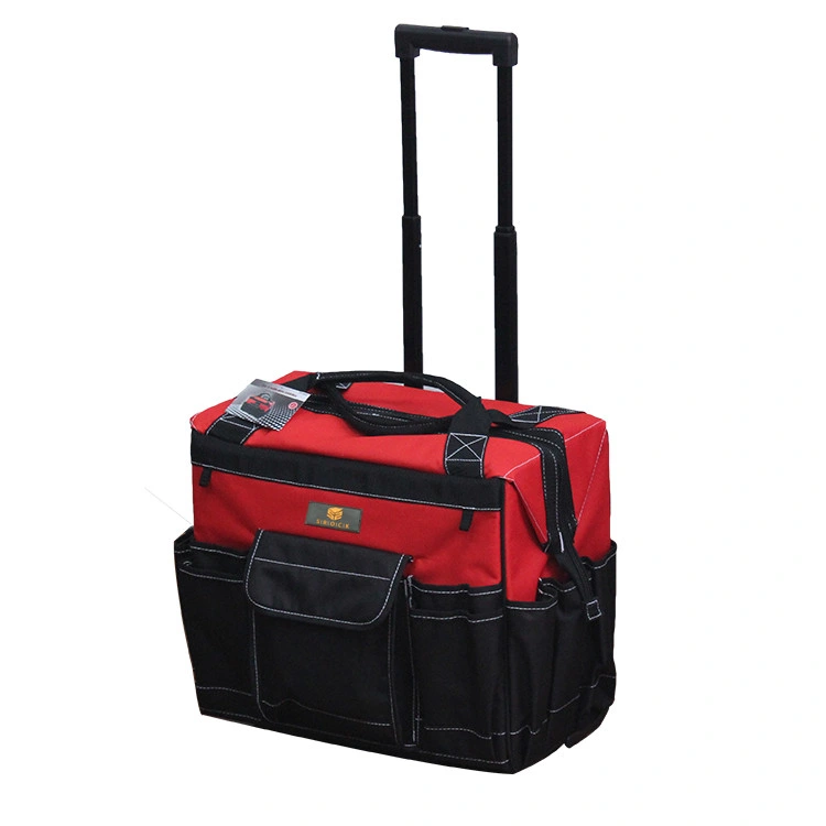 Multifunctional Durable Rolling Hard Bottom Heavy Duty Trolley Storage Tool Bag