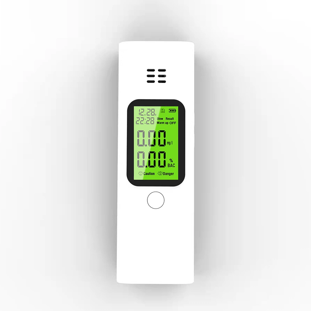 Bocal profissional de alcoolémia alcoómetro digital Portable fôlego Detector de álcool suportam dados carregados