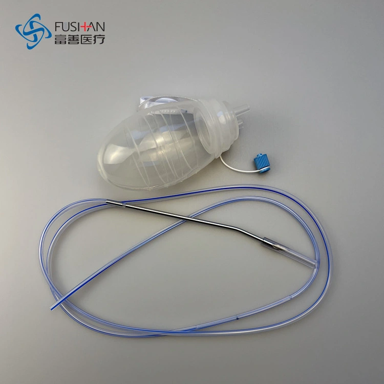 Jacson Pratt Drain, Blake Drain, Supply Disposable Silicone Closed Wound Drainage System for Child and Adult with Drain Tubes, Trocar (100cc 200cc 400cc)