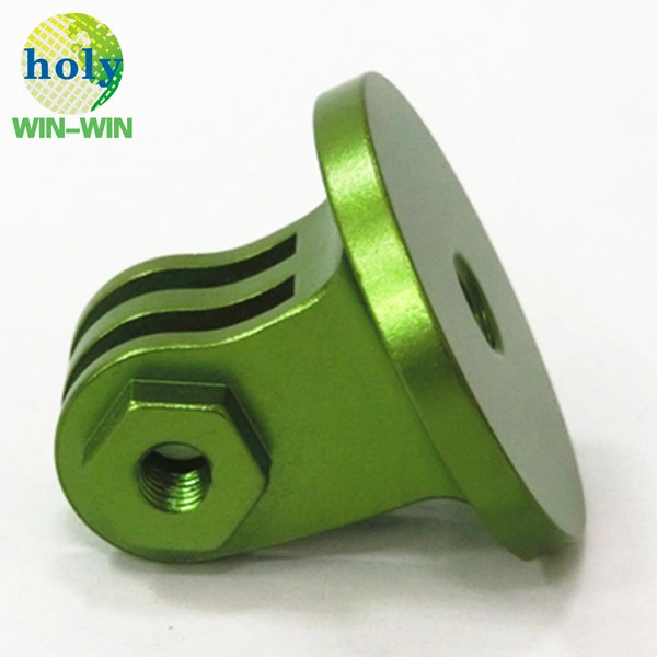 Green Anodized CNC Aluminum Alloy Bicycle Handlebar Mount Holder