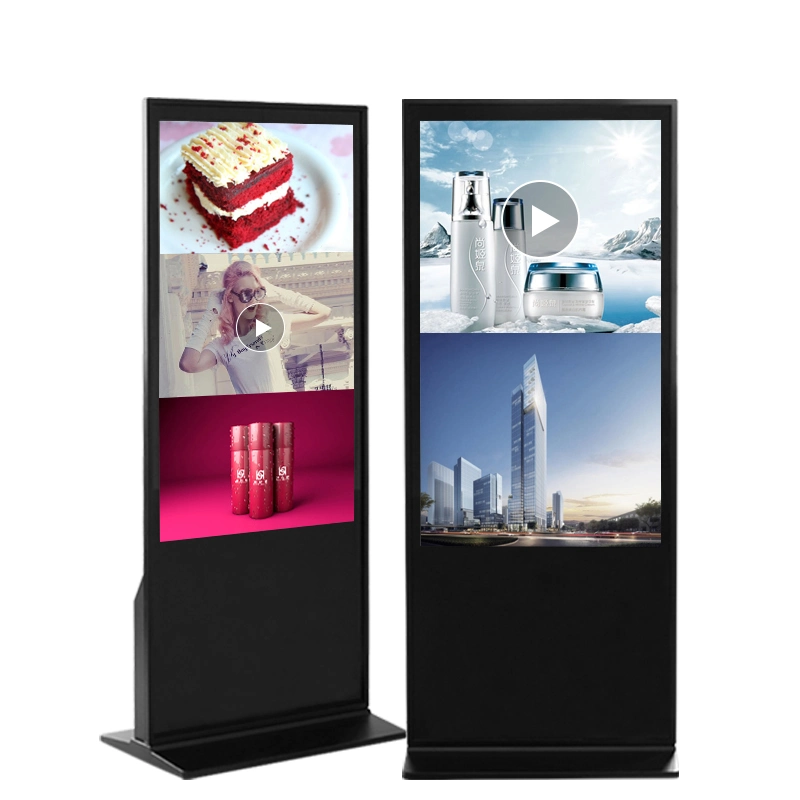 WiFi/LAN/3G/4G Optional Vertical Yczx Indoor Advertising Media Player Outdoor Signage