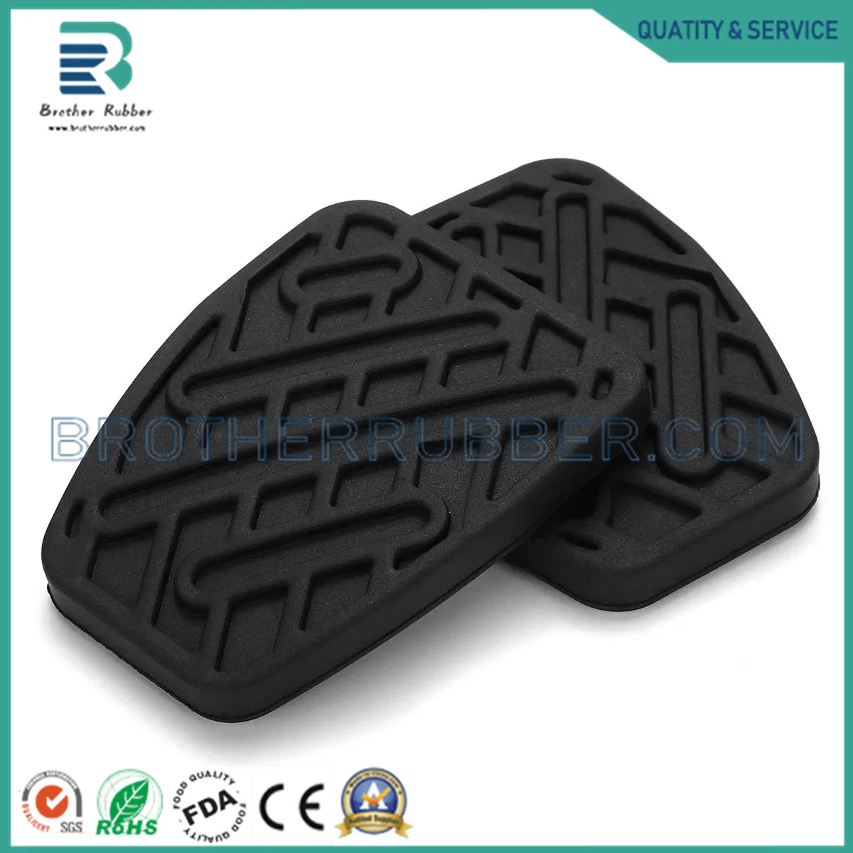 Rubber Pedal EPDM Anti Slip Cheap Rubber Pad for Clutch Brake Pedal