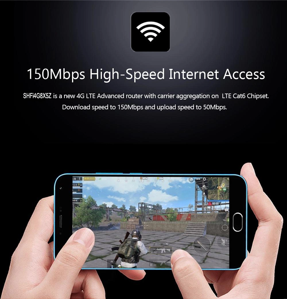 Высокоскоростной двухдиапазонный разъем для мобильной точки доступа B42 B43 SIM-карты Модем-роутер 4G LTE WiFi с портом Type-C.