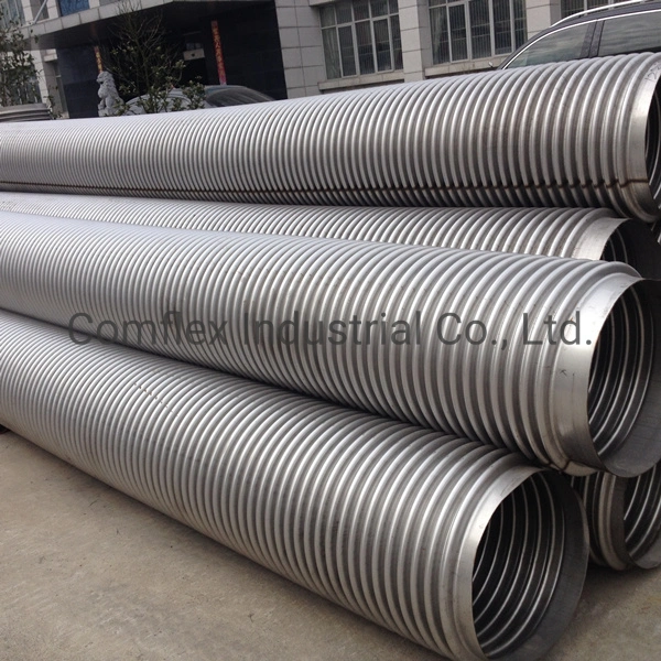 High quality/High cost performance  304 Flexible Metal Hose with Flange, Stainless Steel Flex Ripple Tube#