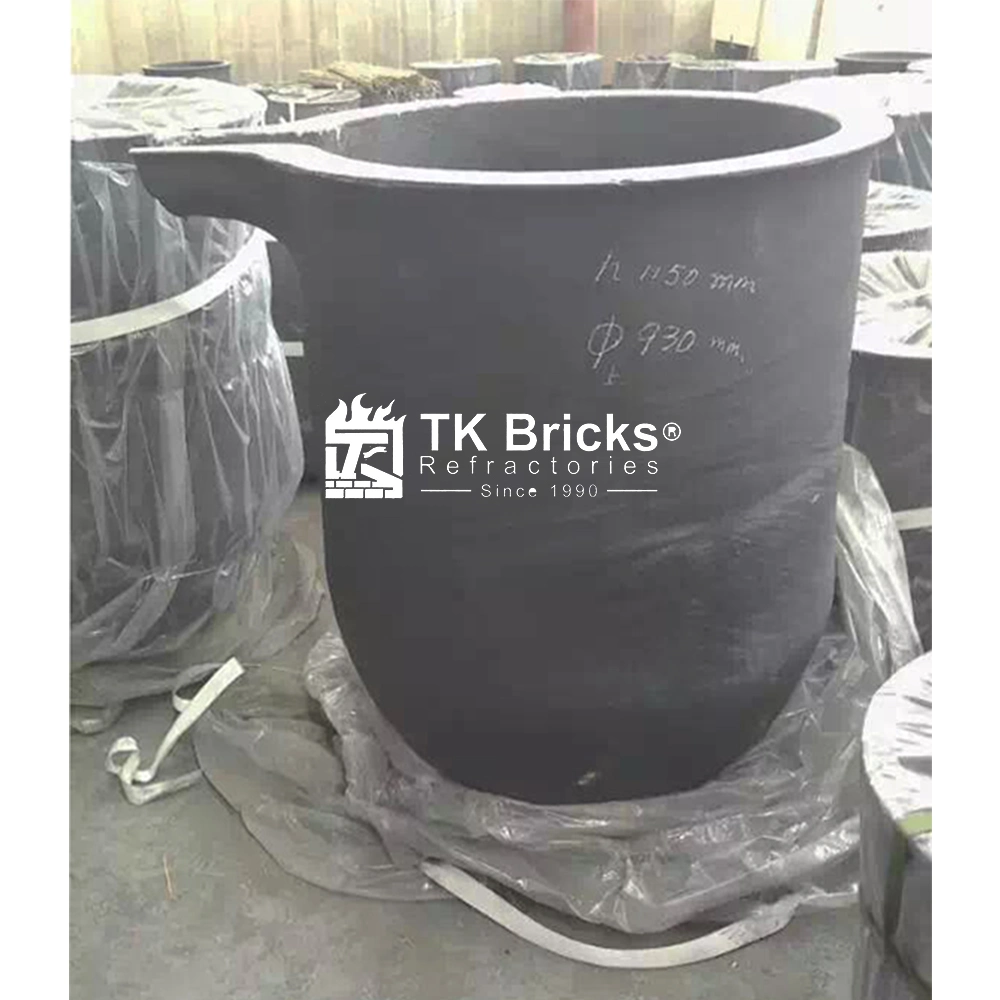 Silicon Carbide Sic Crucible with Spout for Sale Made in China with Fast Delivery