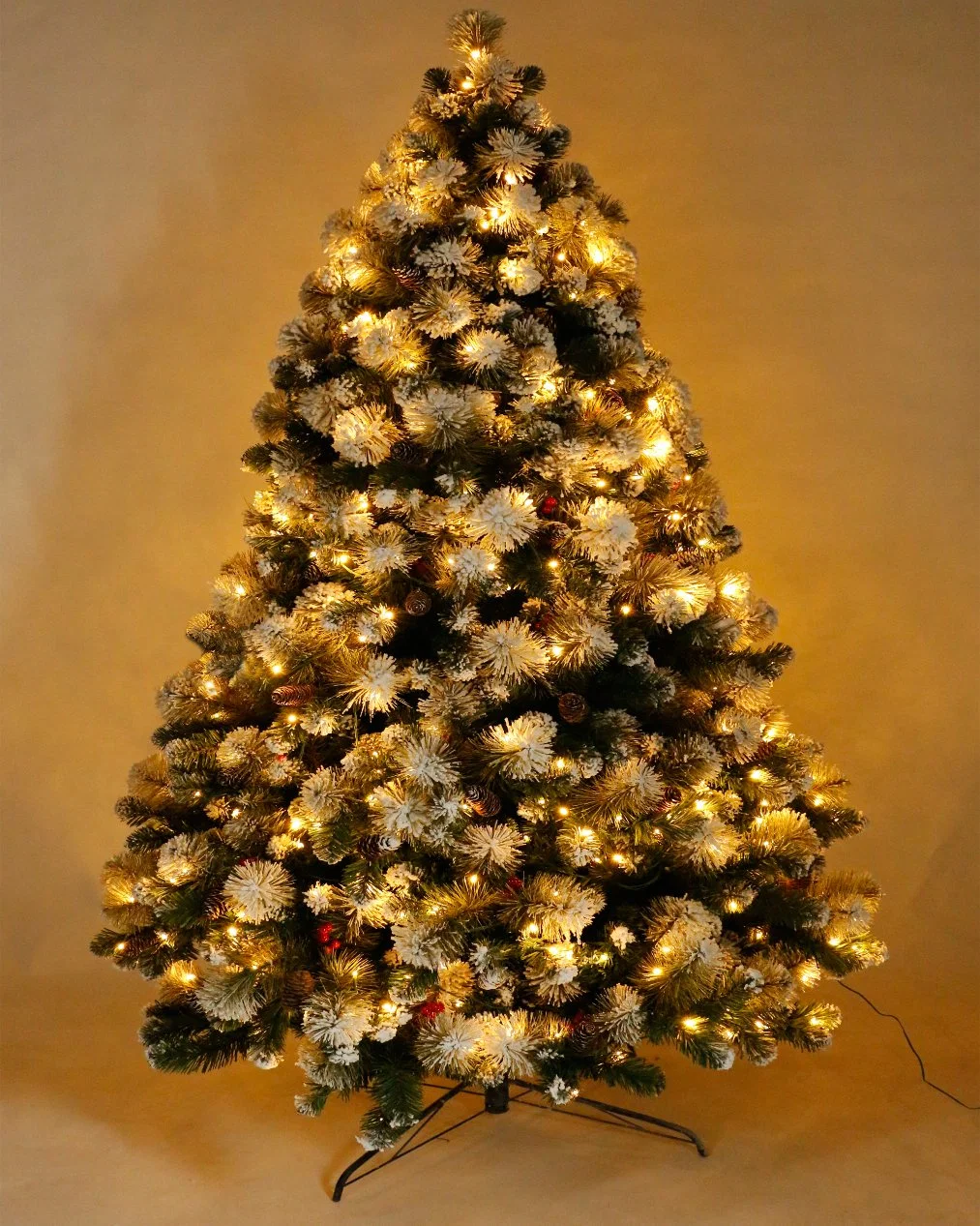 Wholesale/Supplier Christmas LED Lighting PVC+PE Mixed Pre-Lit Green Artificial Christmas Tree