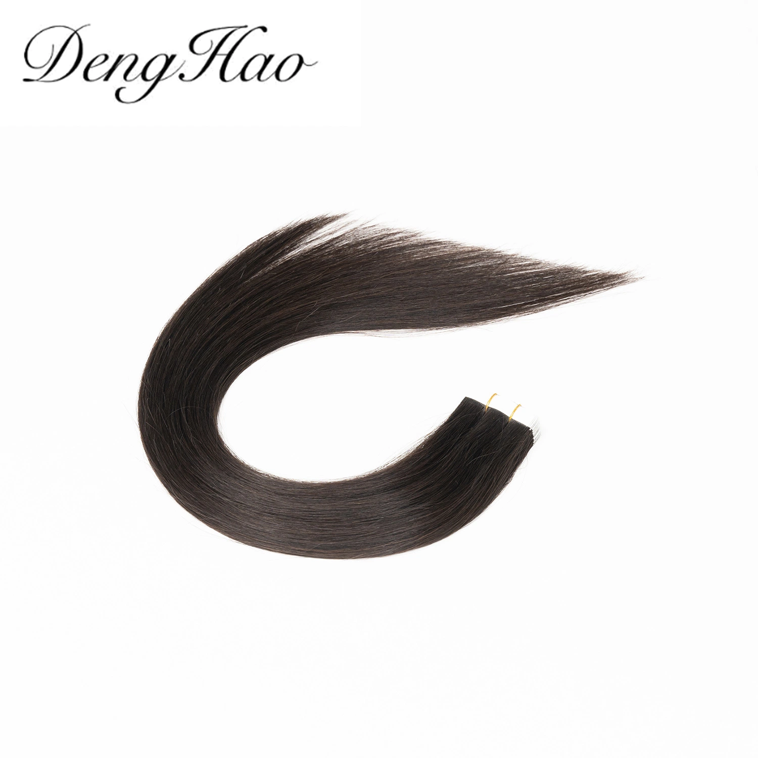 Human Hair Extension Virgin Remy Tape on Hair
