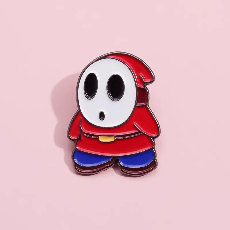 Factory Hot Sales Wholesale Bulk Machine Anime Cartoon Soft Mario Hard Custom Design Badge Cute Enamel Lapel Pins