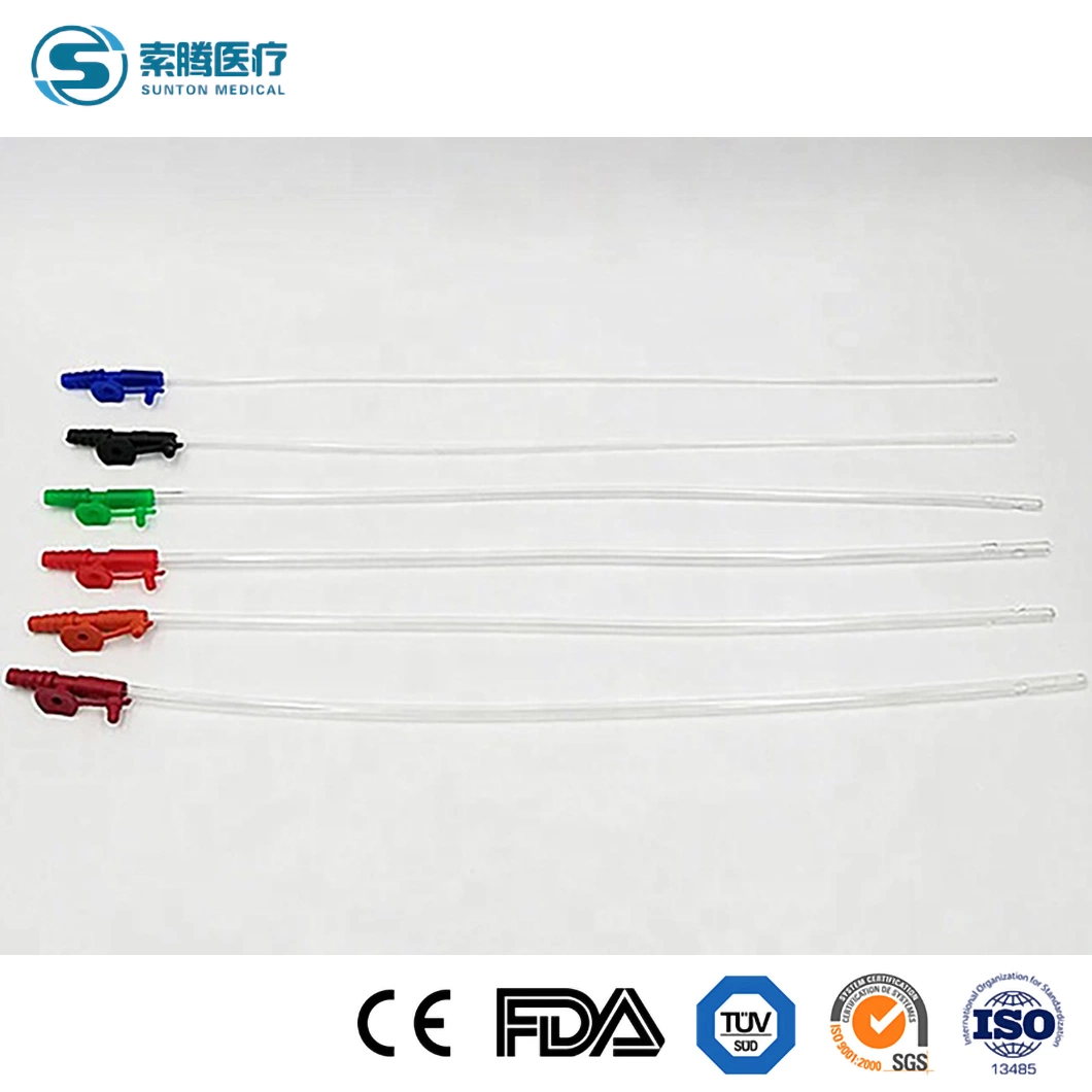 Suoton Suction Phlegm System Catheter China Medical Polymer Materials Disposable Closed Suction Catheter Supplier Sample Available Suction Phlegm Catheter