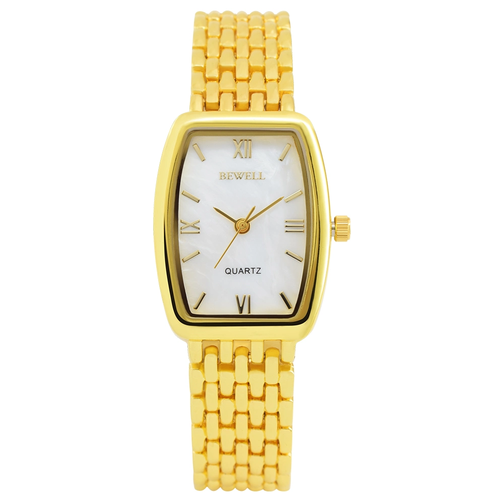 Wholesale/Supplier Price Women Gifts Zinc Alloy Case and Mother of Pearl Dial Metal Quartz Lady Watch with Bracelet