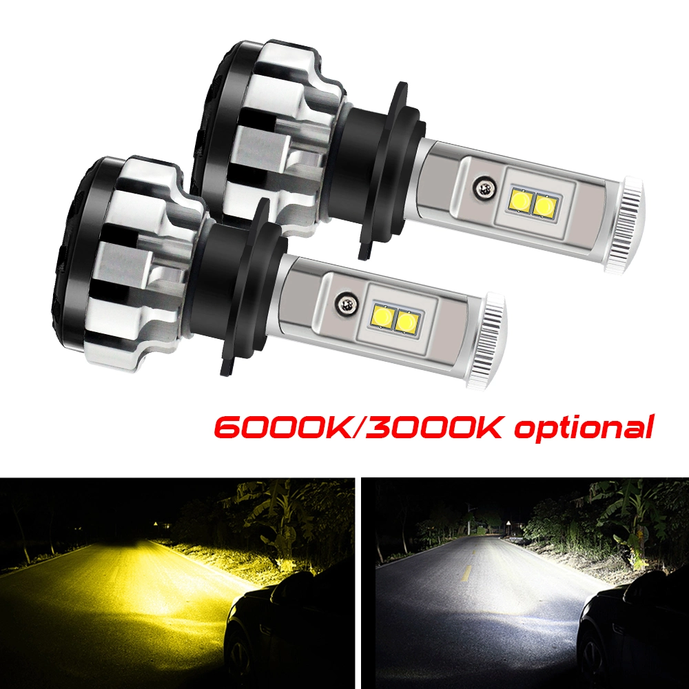 Auto Lighting System T1s LED Headlight Bulbs 80W 8000lm Car Lighting with USA Chips H1 H3 H7 H8 H9 H11 9005 9006 9012 880 H4 H13 9004 9007 LED Light