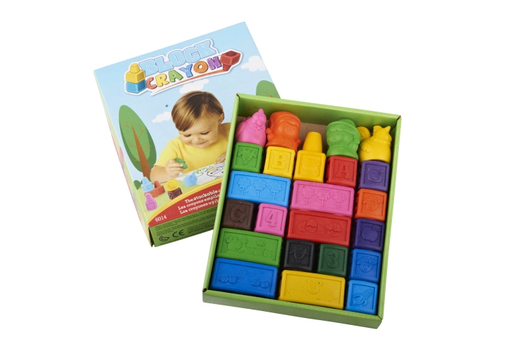 House Shaped Box 3D Crayon Gift Set for Drawing