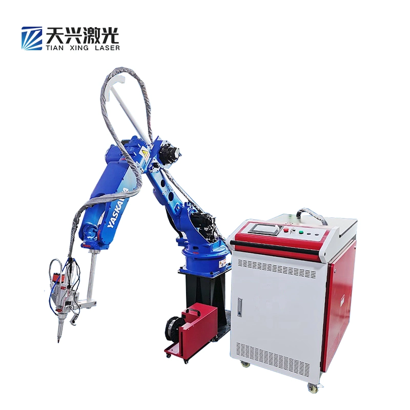 3000w Robotic arm ماكينة لحام الليزر 6 Axis أدوات الأجهزة أدوات المطبخ خزان الوقود خزان الوقود آلة اللحام الآلي