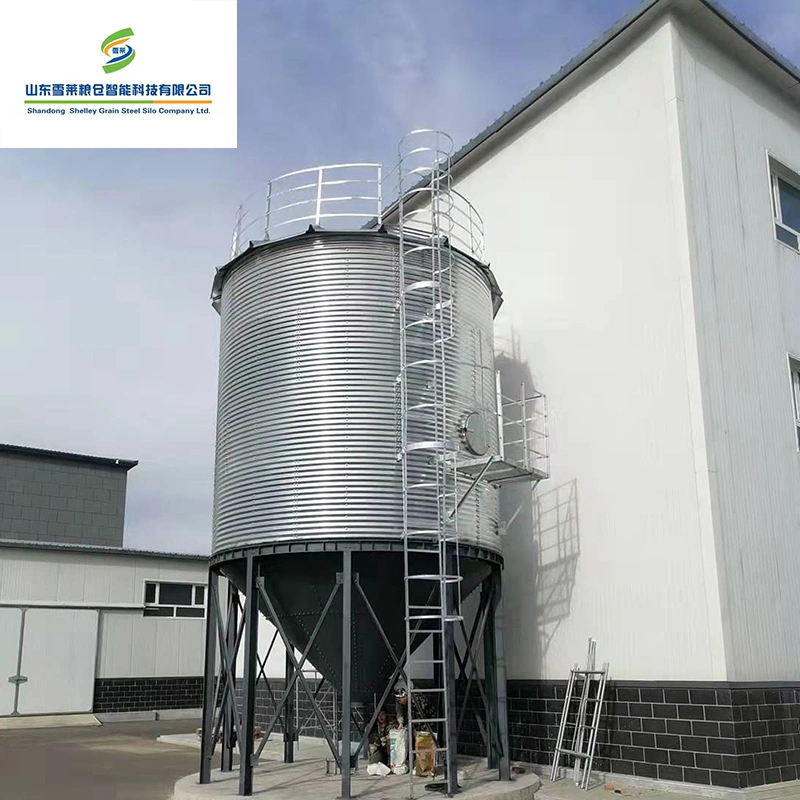 Shelley Feed Bin Cone China Feed Silo Supplier Galvanized Steel Sheet Silo for Corn Grain Poultry Feed Bins Automatic Feeding System