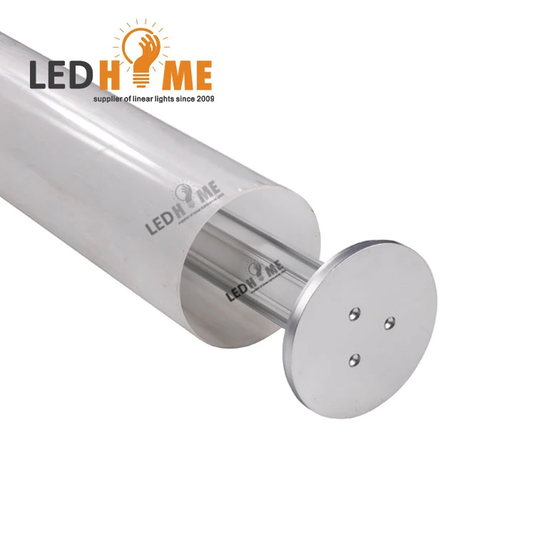 360 Beam Angle Apr76 LED Aluminum Tube Profile for Pendant Light