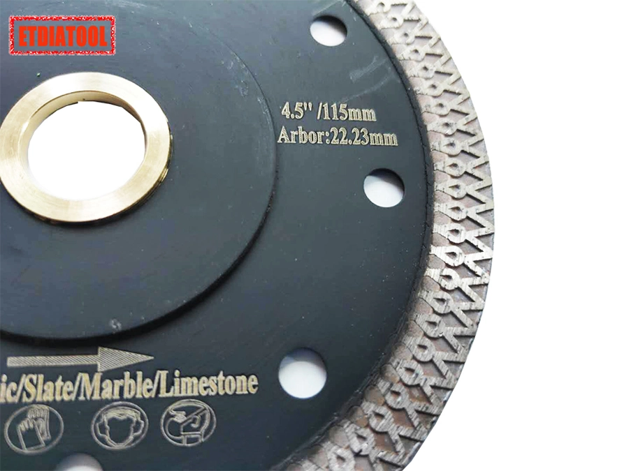 Super Thin Diamond Saw Blades for Cutting Porcelain, Ceramic, Marble, Limestone, Slate